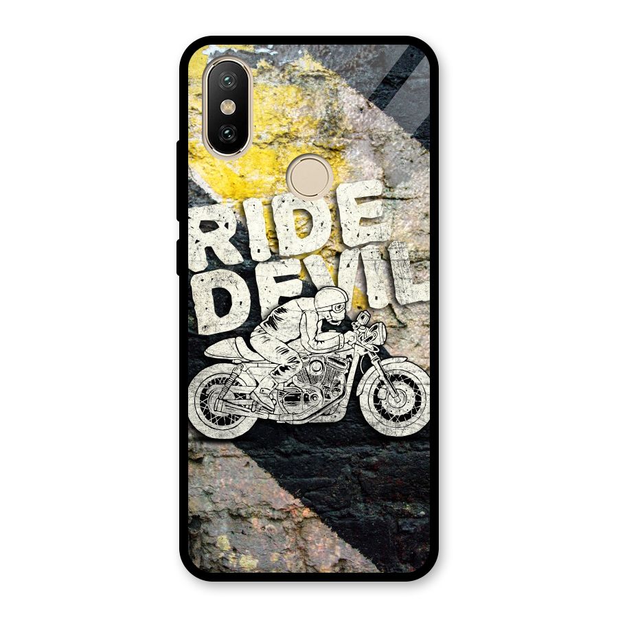 Ride Devil Glass Back Case for Redmi A2