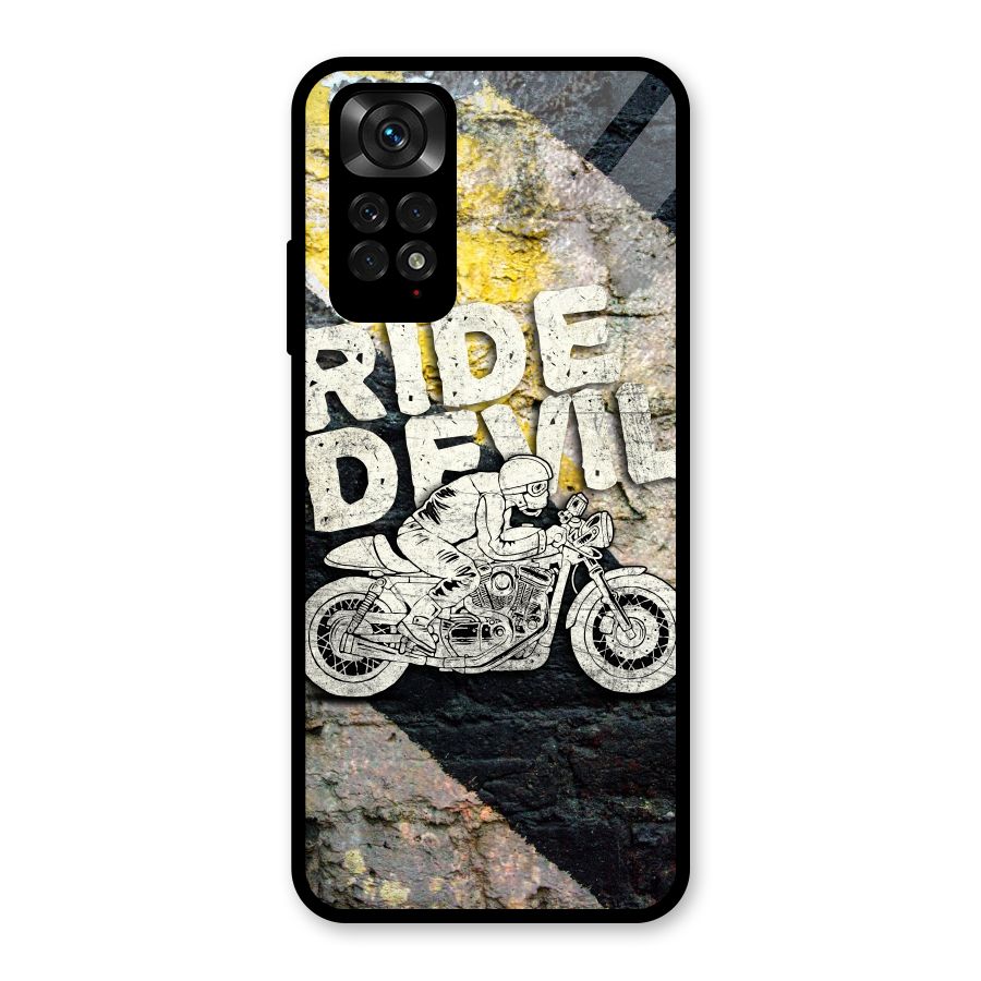 Ride Devil Glass Back Case for Redmi Note 11S