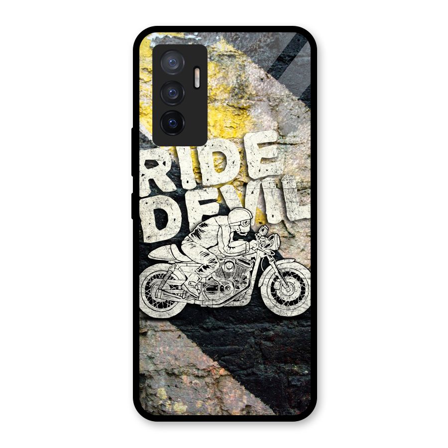 Ride Devil Glass Back Case for Vivo V23e
