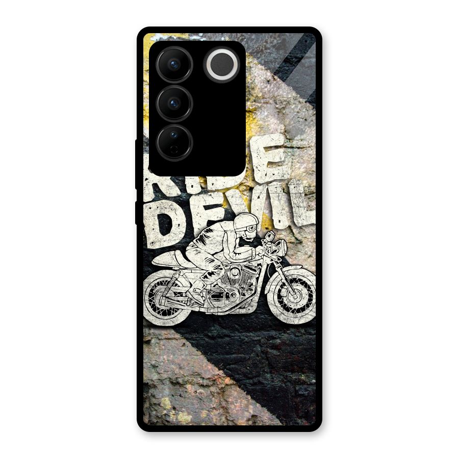Ride Devil Glass Back Case for Vivo V27