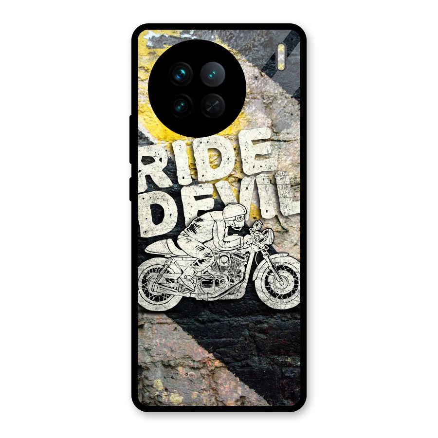 Ride Devil Glass Back Case for Vivo X90