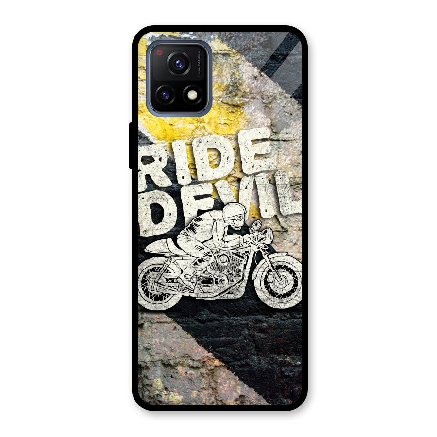 Ride Devil Glass Back Case for Vivo Y72 5G