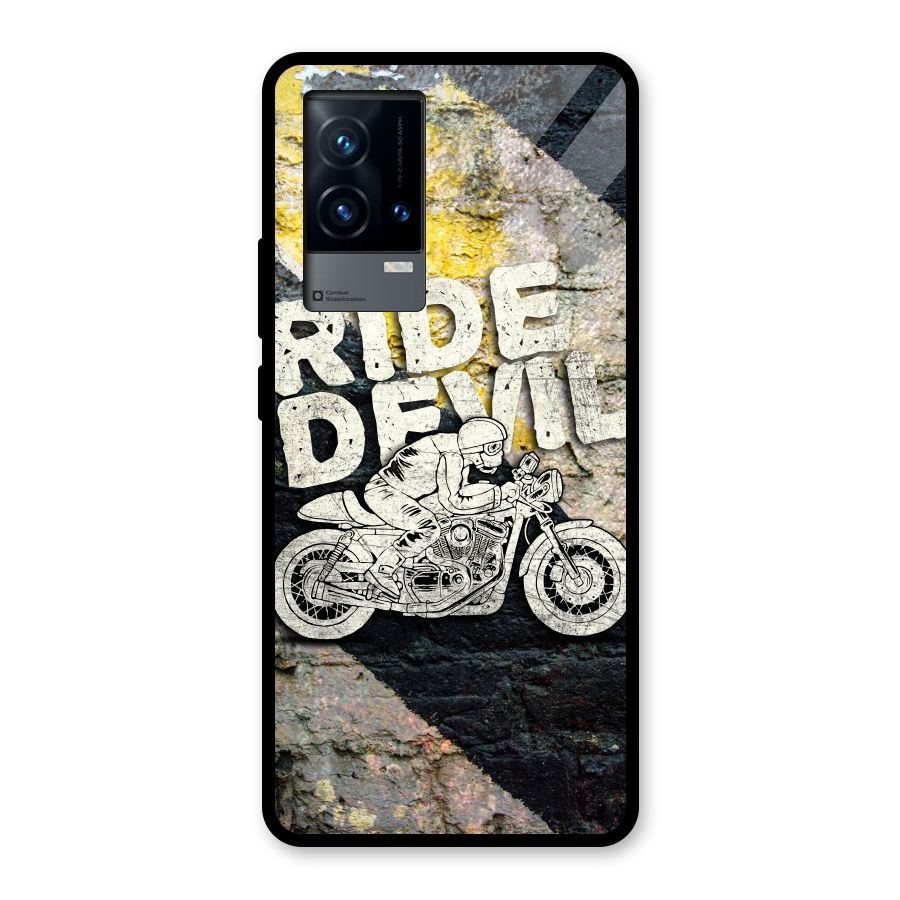 Ride Devil Glass Back Case for iQOO 9 5G