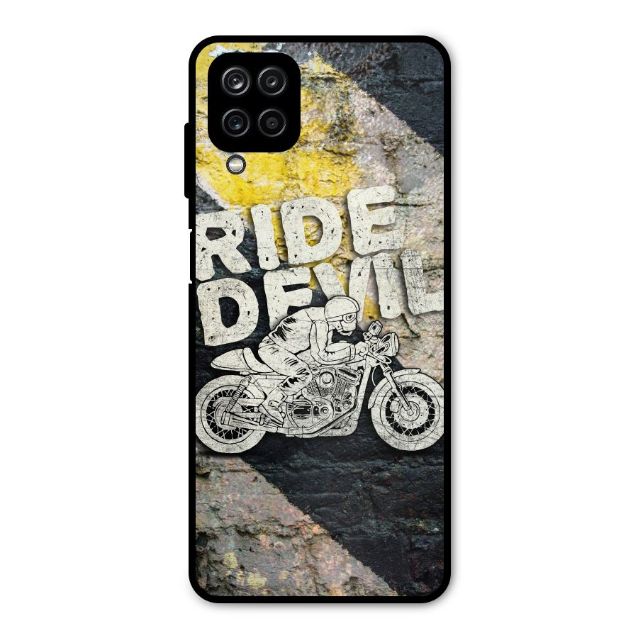 Ride Devil Metal Back Case for Galaxy A12