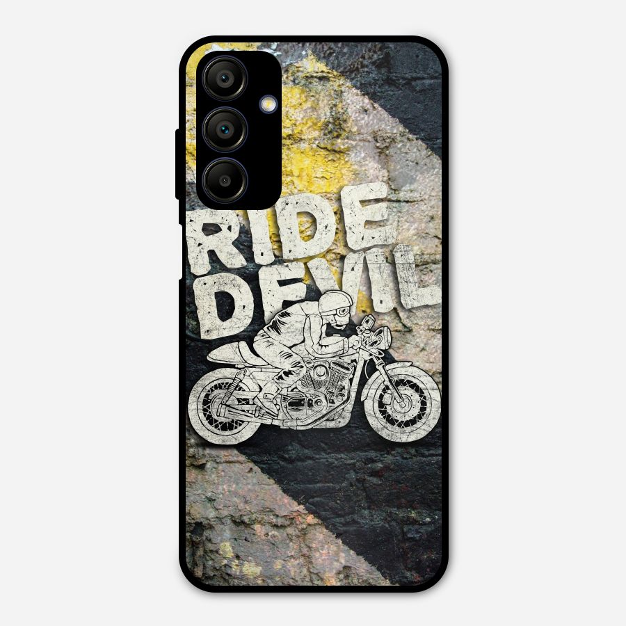 Ride Devil Metal Back Case for Galaxy A15 5G