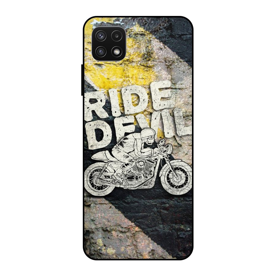 Ride Devil Metal Back Case for Galaxy A22 5G