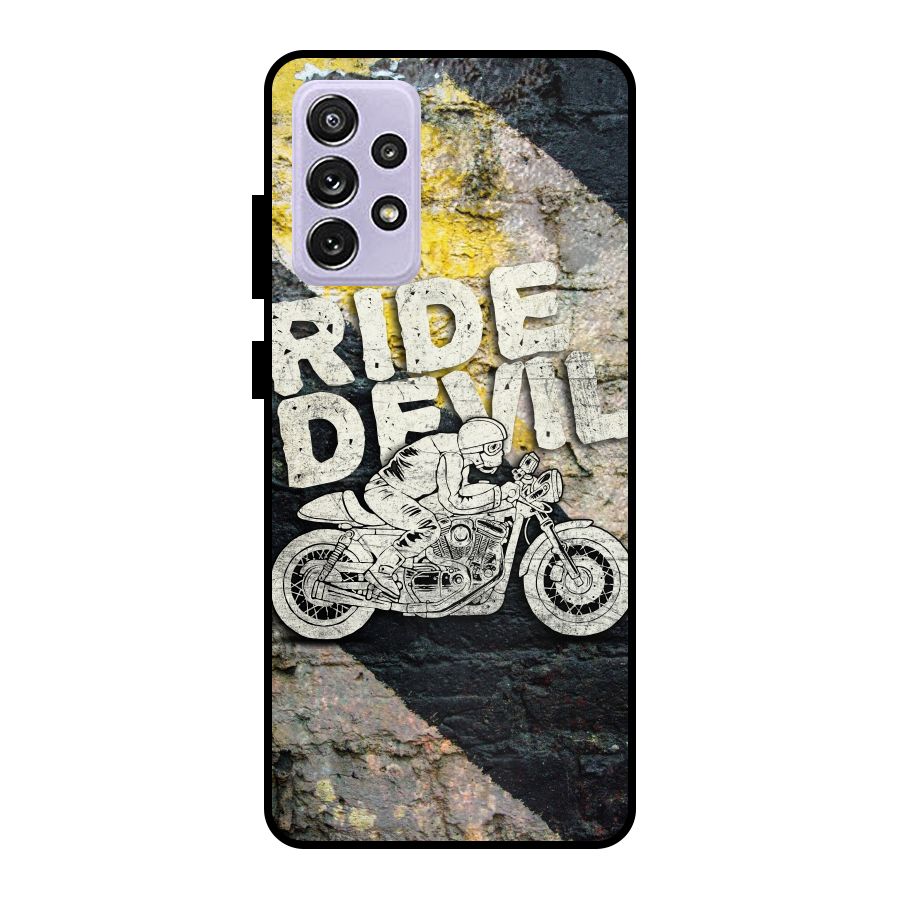 Ride Devil Metal Back Case for Galaxy A72