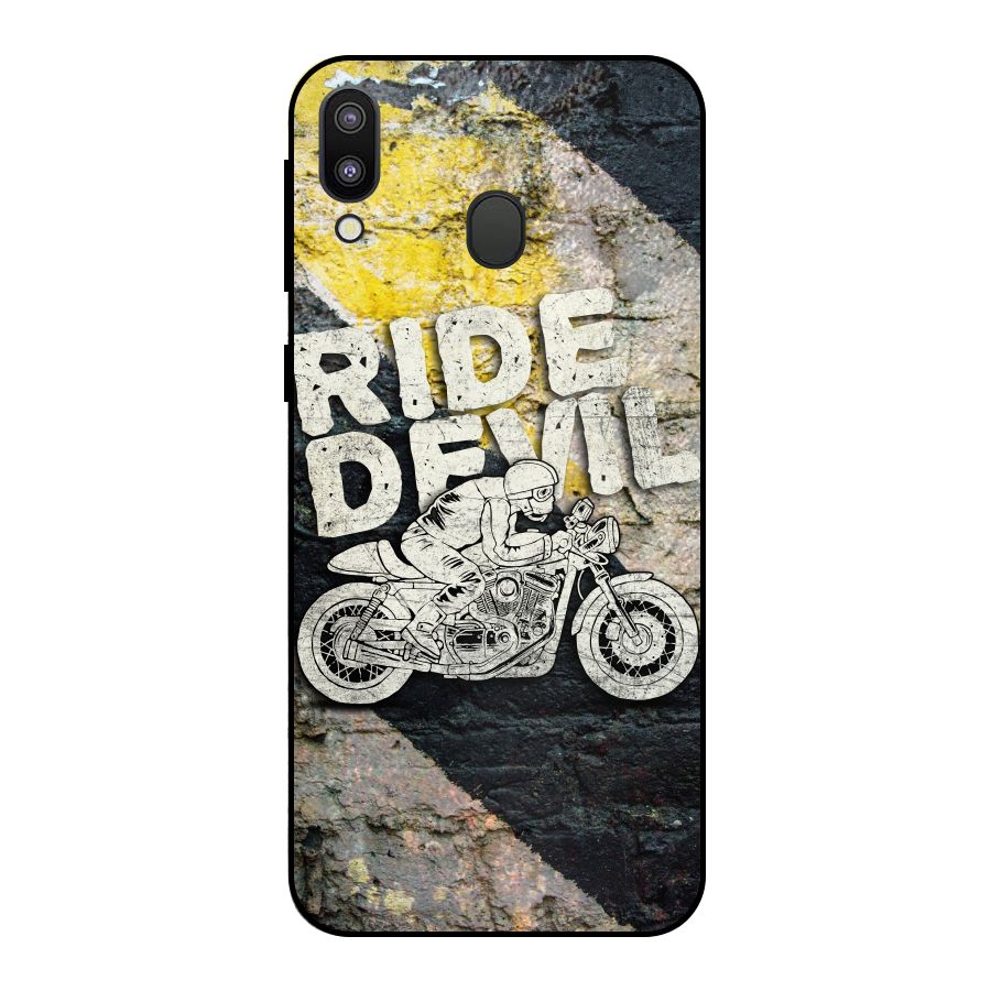 Ride Devil Metal Back Case for Galaxy M20