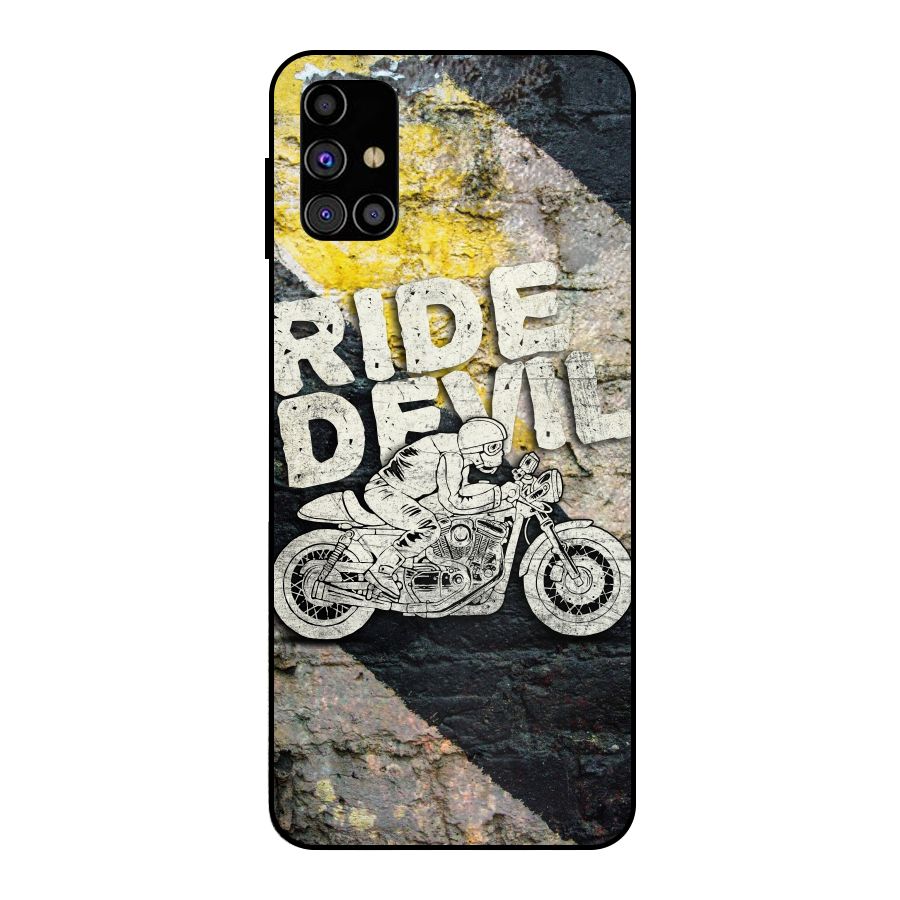 Ride Devil Metal Back Case for Galaxy M31s