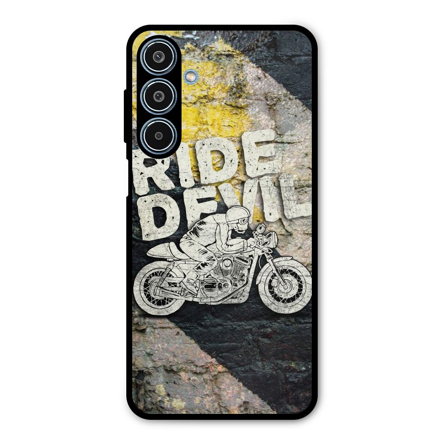 Ride Devil Metal Back Case for Galaxy M35