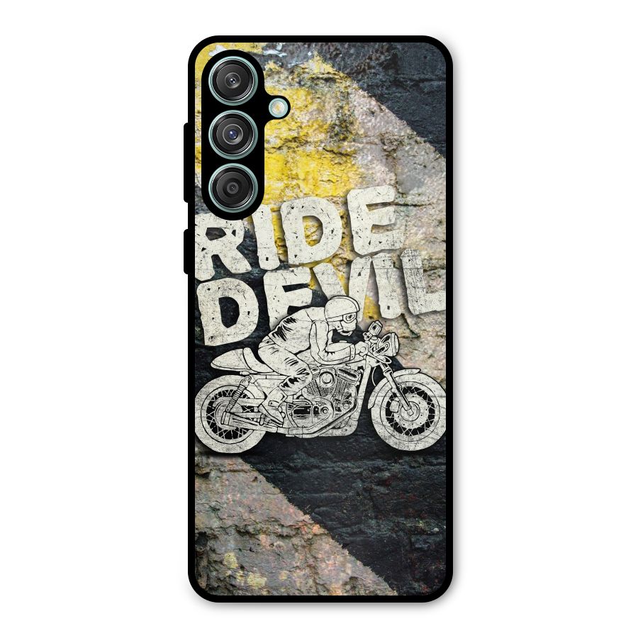 Ride Devil Metal Back Case for Galaxy M55 5G