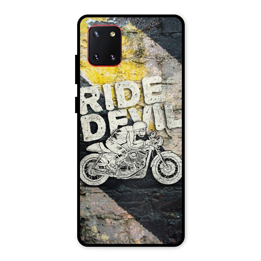 Ride Devil Metal Back Case for Galaxy Note 10 Lite