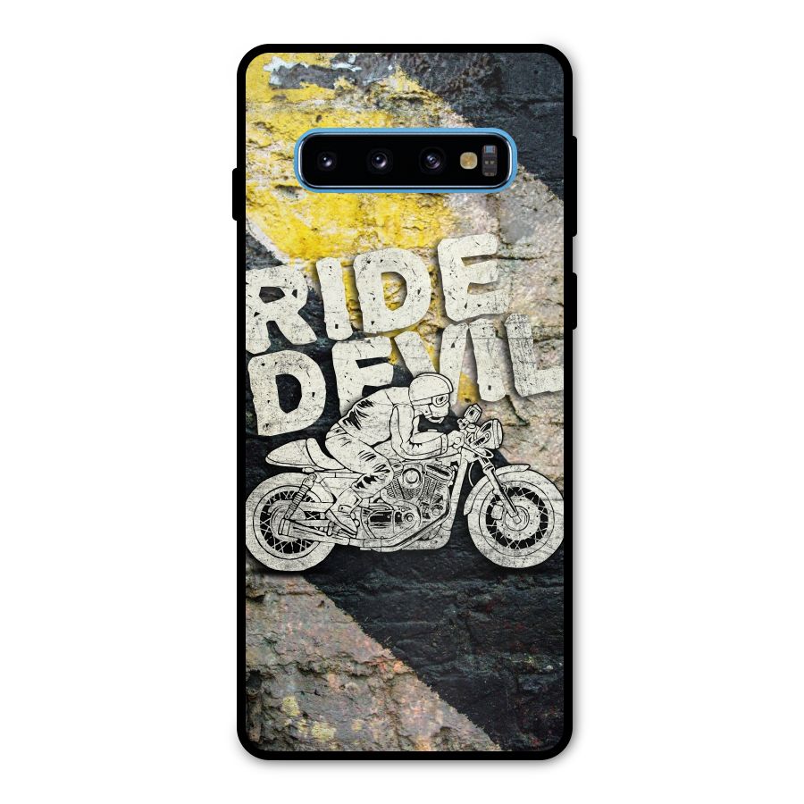 Ride Devil Metal Back Case for Galaxy S10