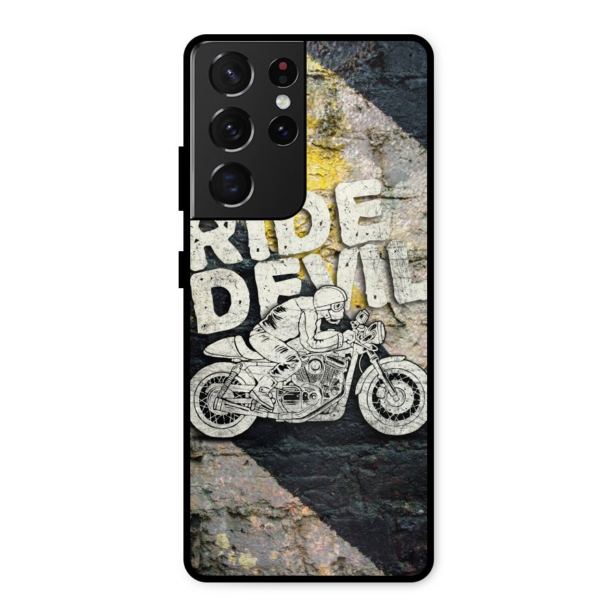 Ride Devil Metal Back Case for Galaxy S21 Ultra 5G