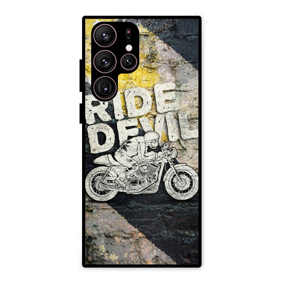 Ride Devil Metal Back Case for Galaxy S22 Ultra 5G