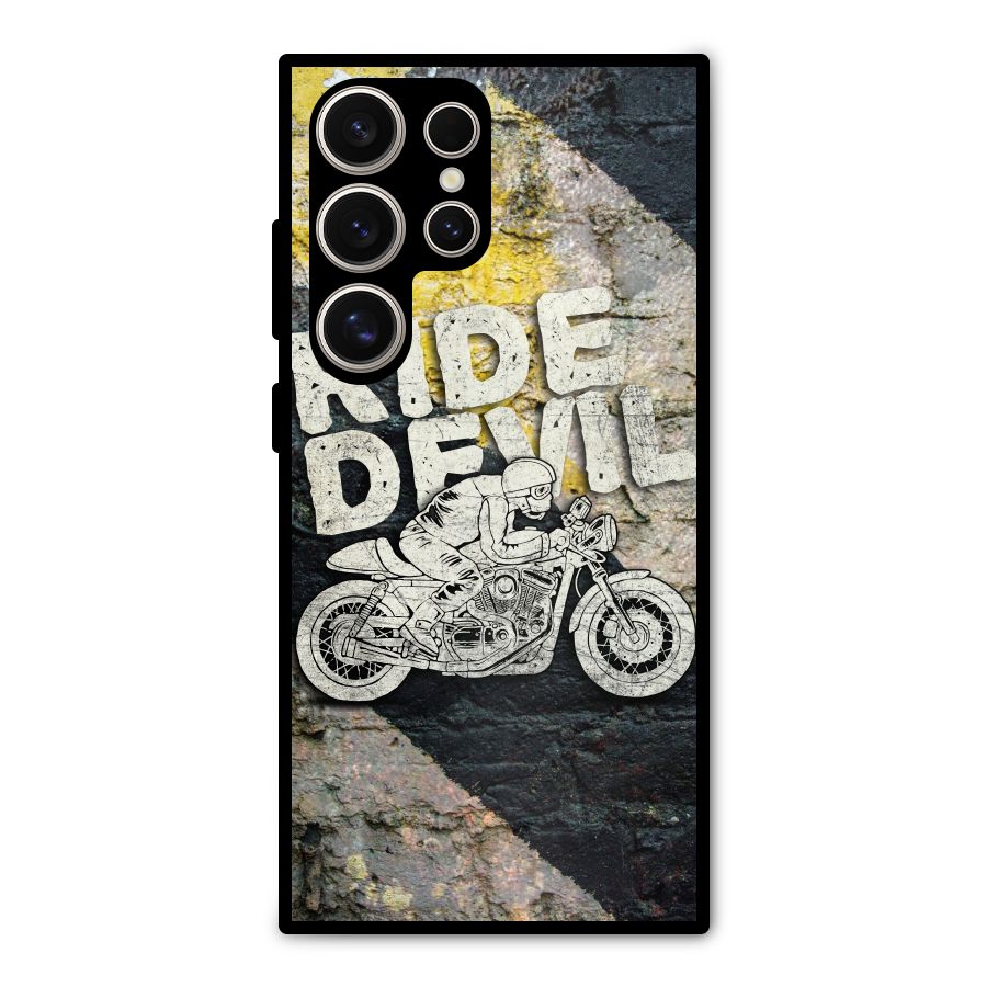 Ride Devil Metal Back Case for Galaxy S24 Ultra