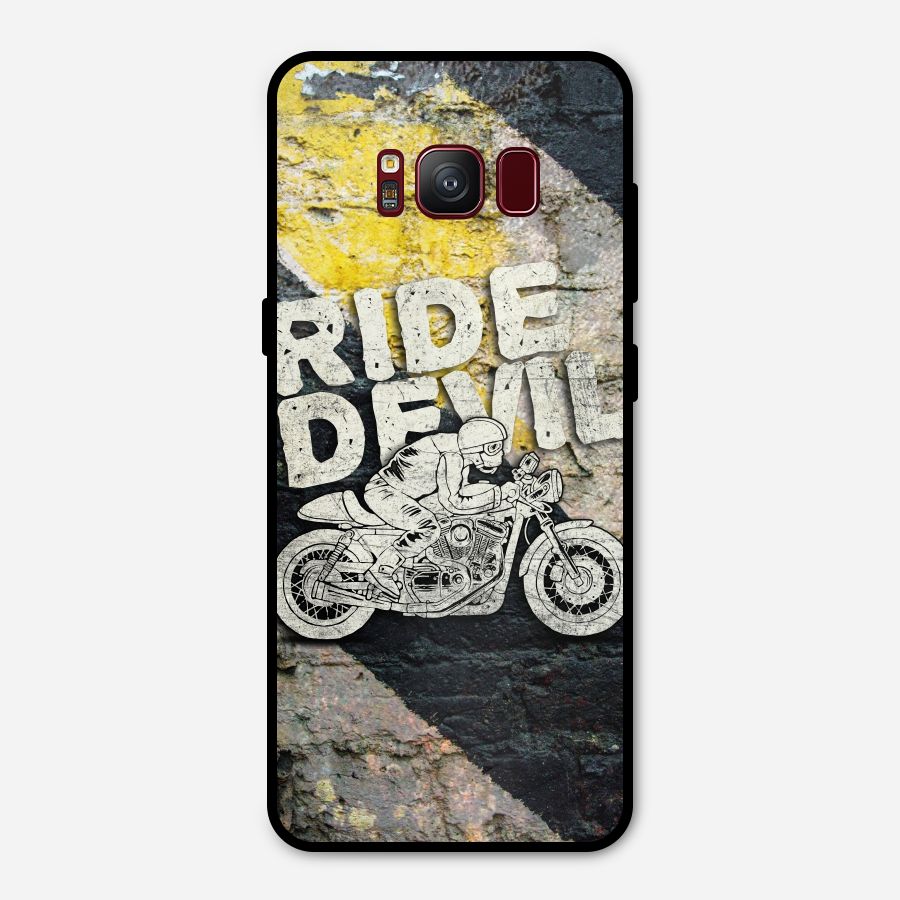 Ride Devil Metal Back Case for Galaxy S8