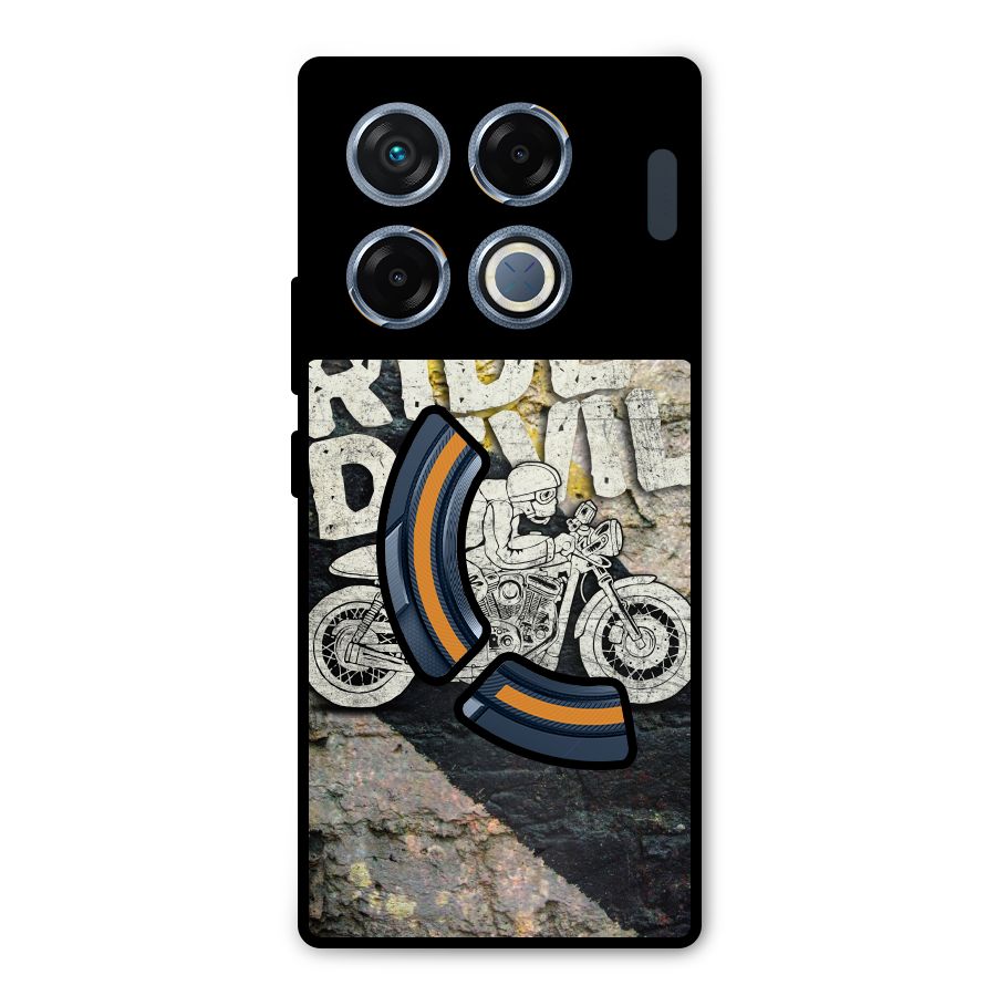 Ride Devil Metal Back Case for Infinix GT 20 Pro