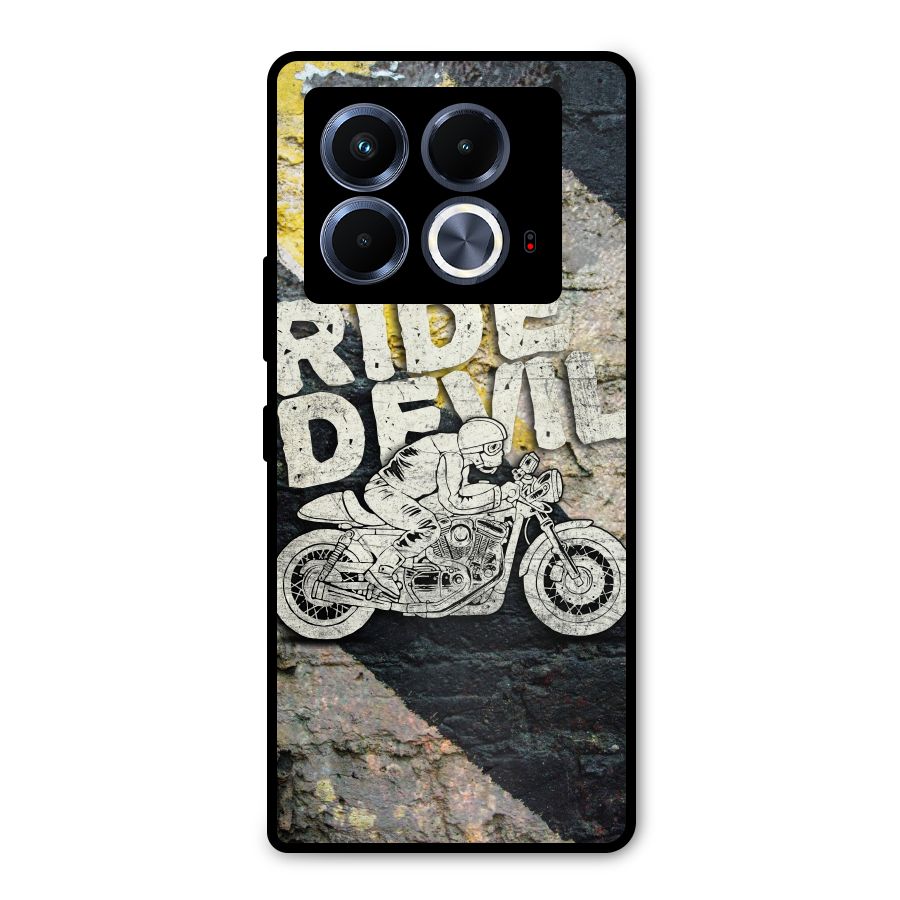Ride Devil Metal Back Case for Infinix Note 40 5G
