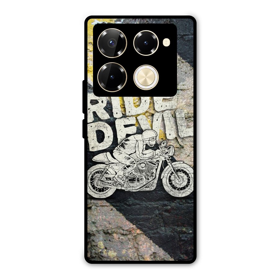 Ride Devil Metal Back Case for Infinix Note 40 Pro