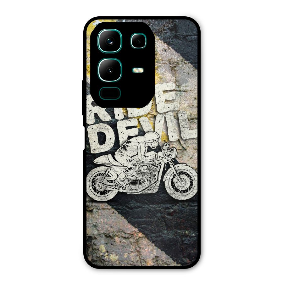 Ride Devil Metal Back Case for Infinix Note 50x
