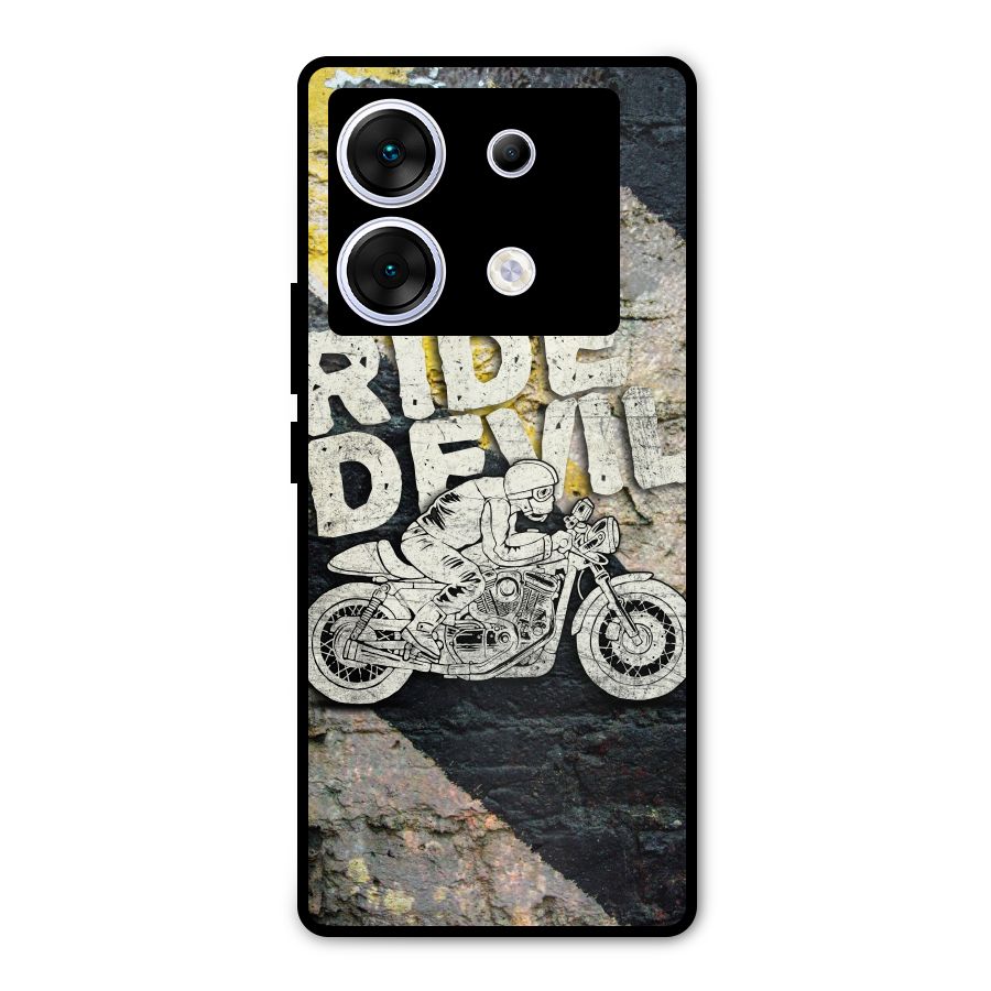 Ride Devil Metal Back Case for Infinix Zero 30 5G