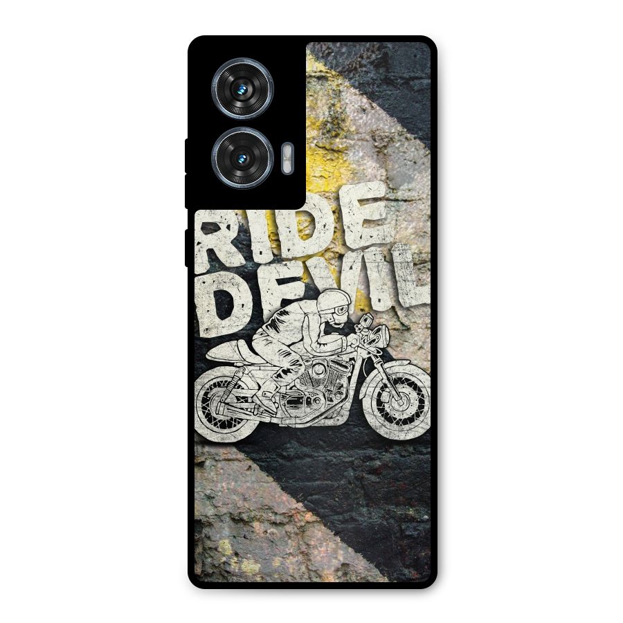 Ride Devil Metal Back Case for Motorola Edge 50 Fusion