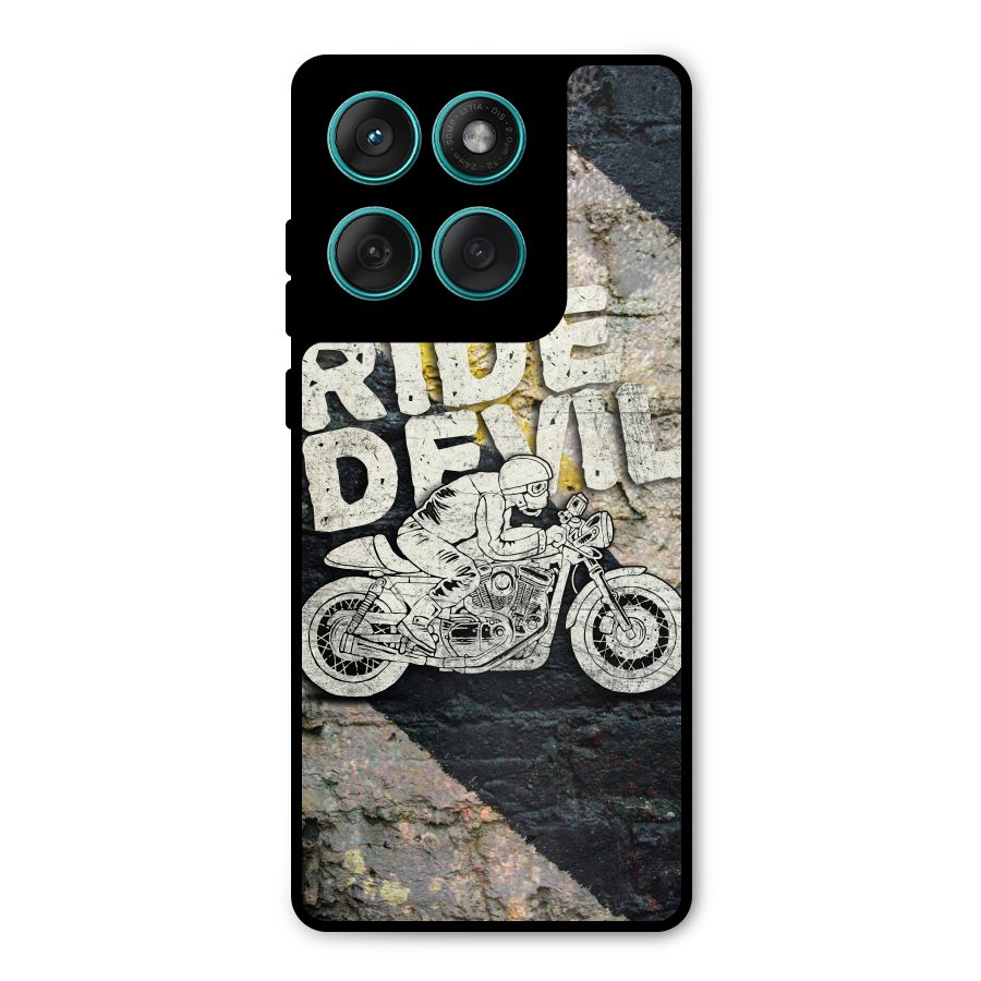 Ride Devil Metal Back Case for Motorola Edge 60