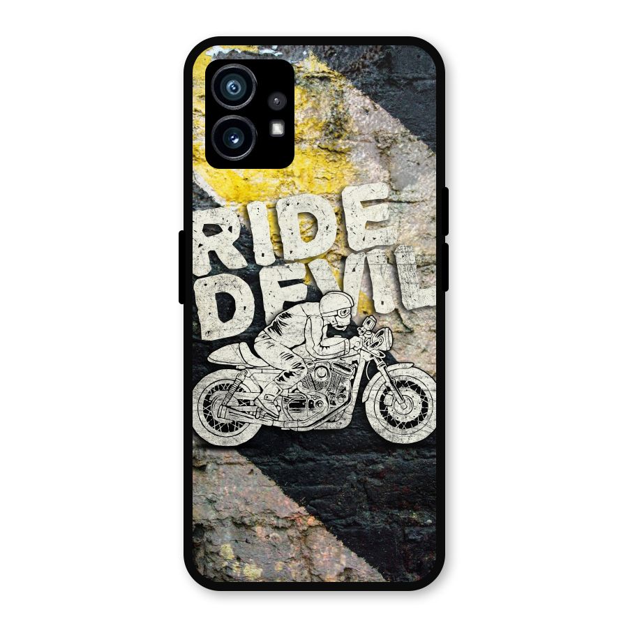 Ride Devil Metal Back Case for Nothing Phone 1