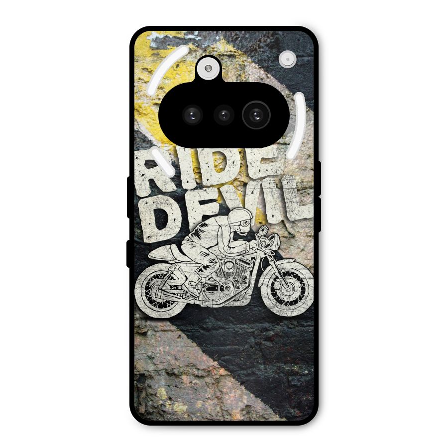 Ride Devil Metal Back Case for Nothing Phone 3a