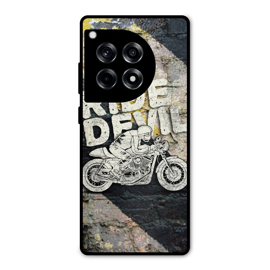 Ride Devil Metal Back Case for OnePlus 12R