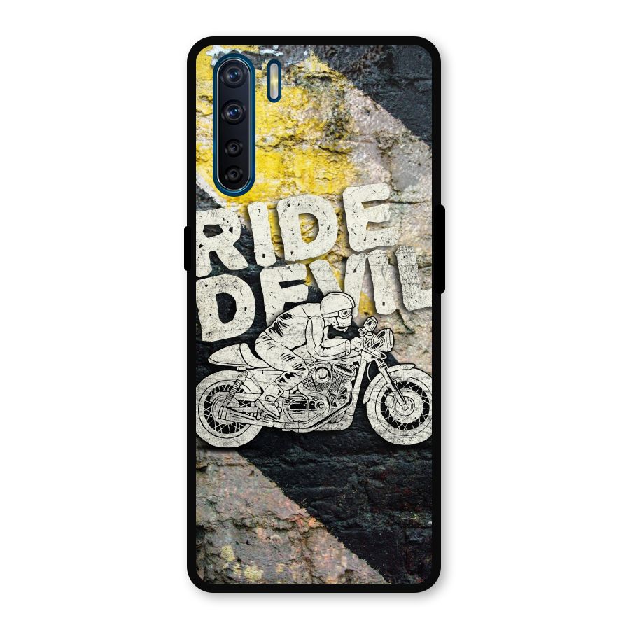 Ride Devil Metal Back Case for Oppo F15