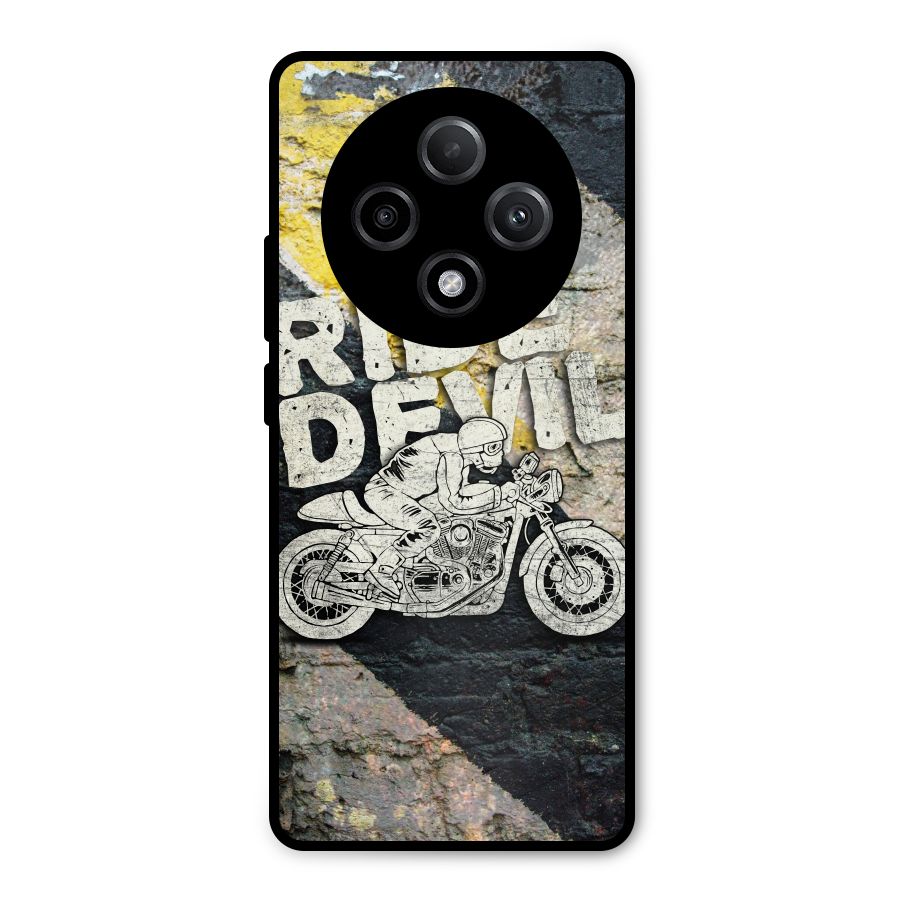 Ride Devil Metal Back Case for Oppo F27 Pro Plus