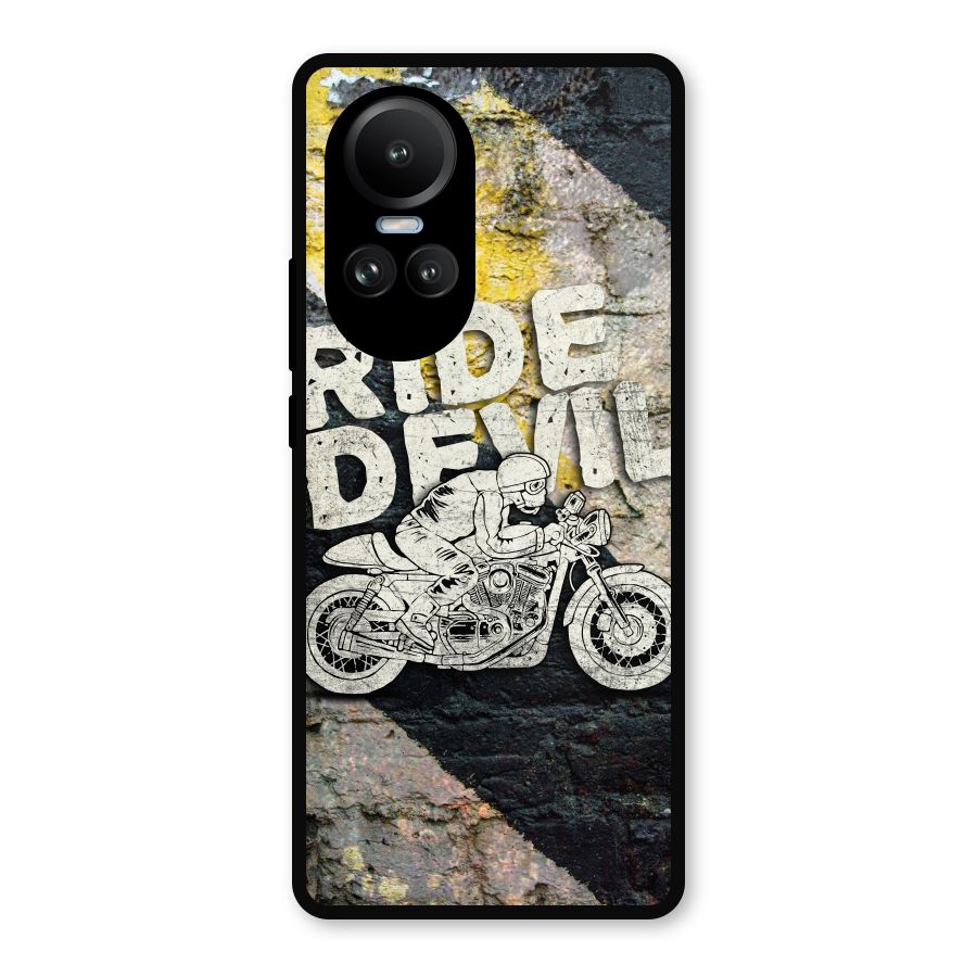 Ride Devil Metal Back Case for Oppo Reno10 Pro