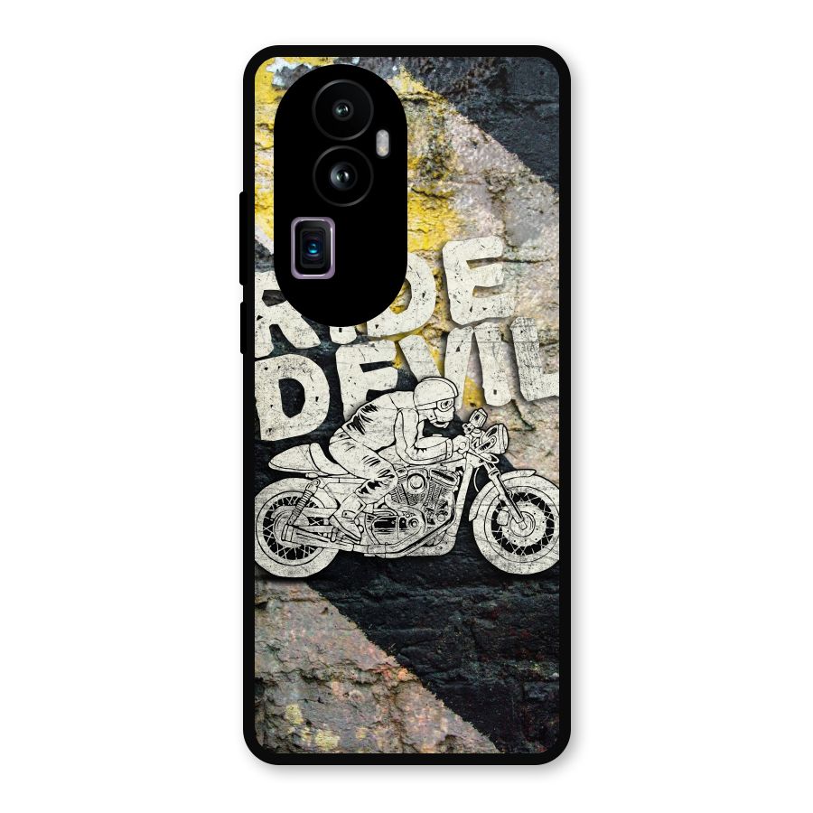 Ride Devil Metal Back Case for Oppo Reno10 Pro Plus