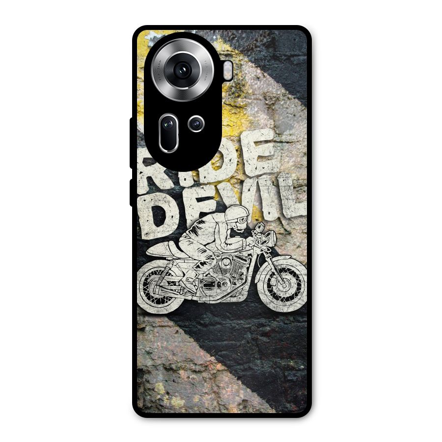 Ride Devil Metal Back Case for Oppo Reno11 5G