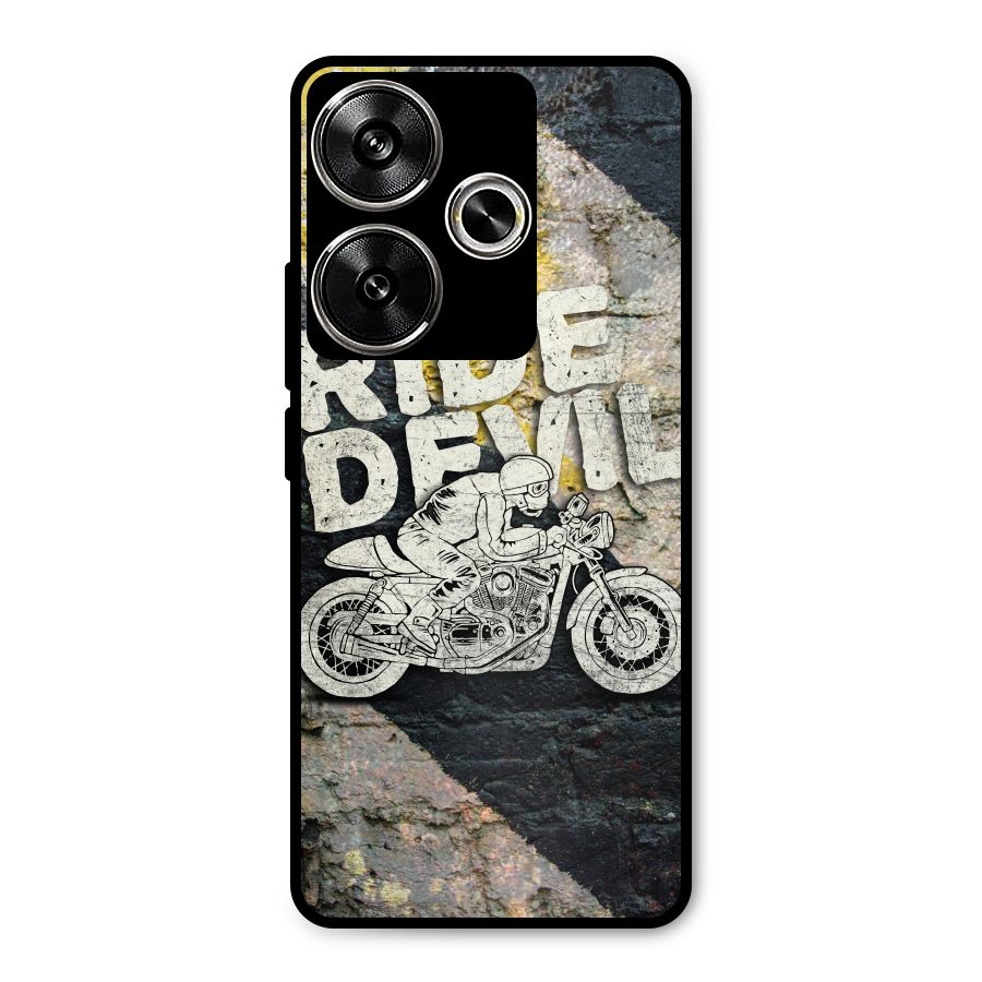 Ride Devil Metal Back Case for Poco F6