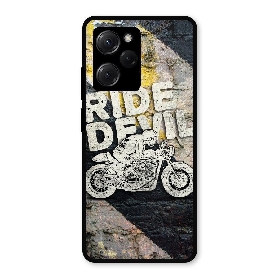Ride Devil Metal Back Case for Poco X5 Pro