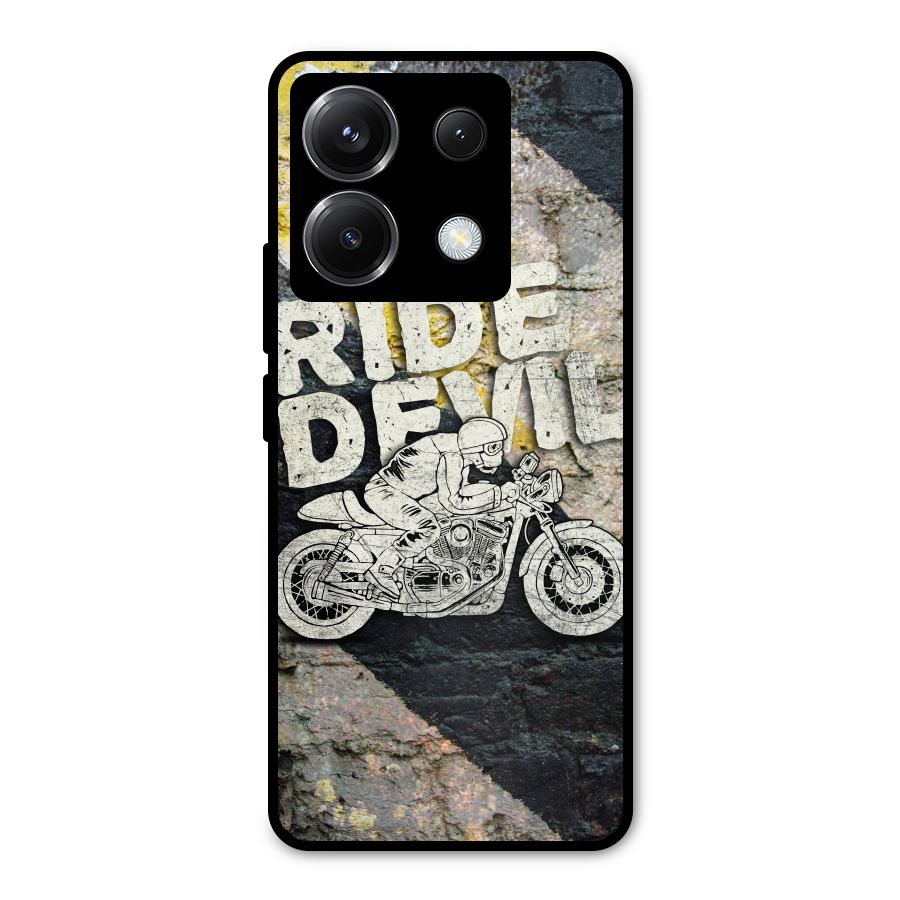 Ride Devil Metal Back Case for Poco X6