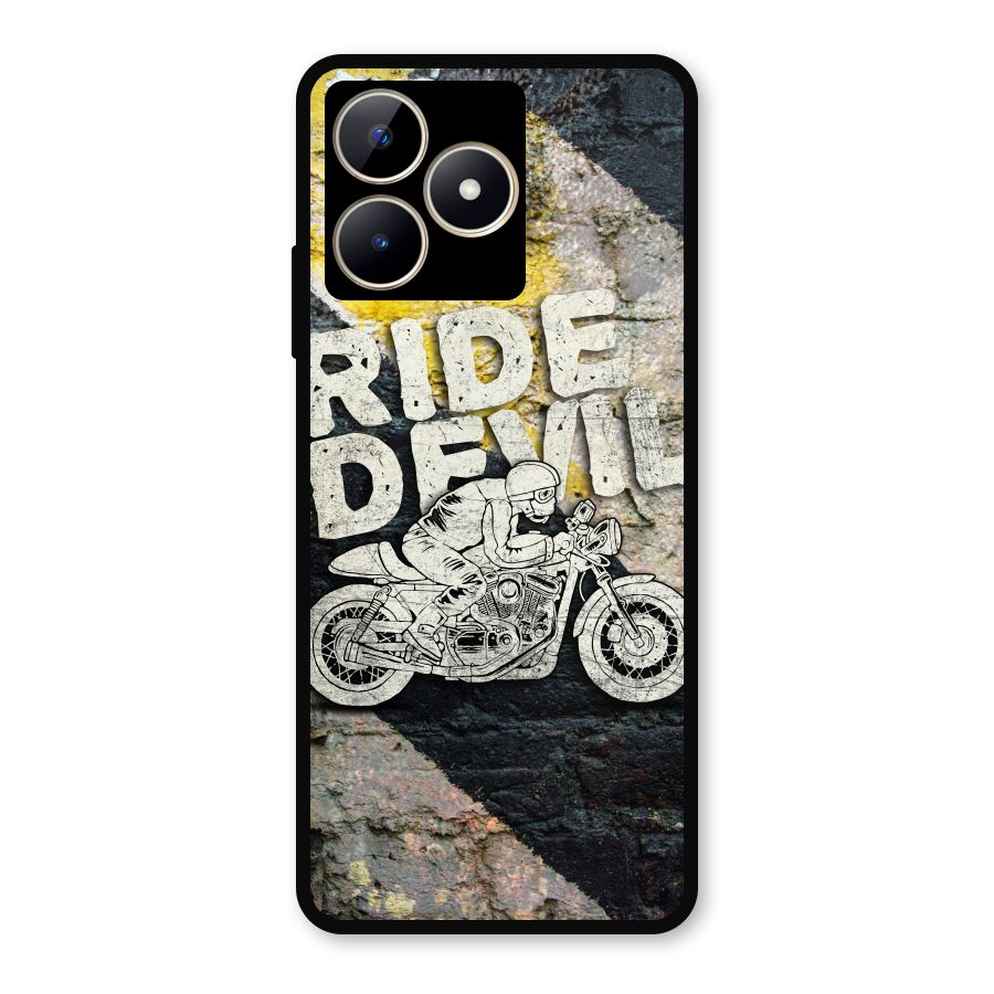 Ride Devil Metal Back Case for Realme C53