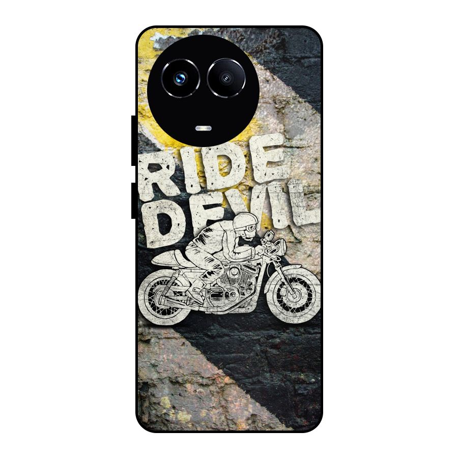 Ride Devil Metal Back Case for Realme Narzo 60X