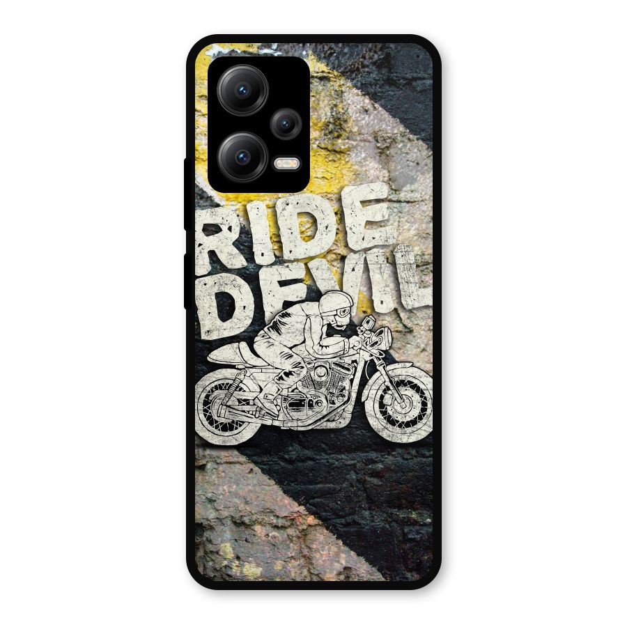Ride Devil Metal Back Case for Redmi Note 12 5G