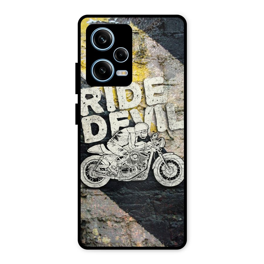 Ride Devil Metal Back Case for Redmi Note 12 Pro