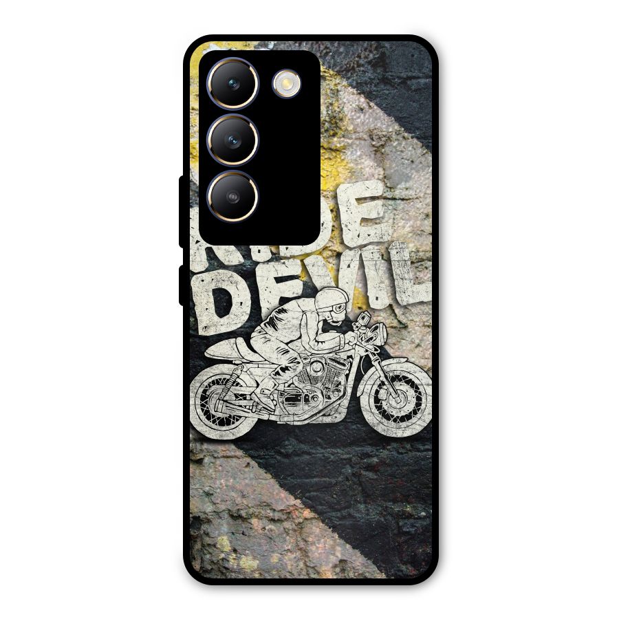Ride Devil Metal Back Case for Vivo T3 5G