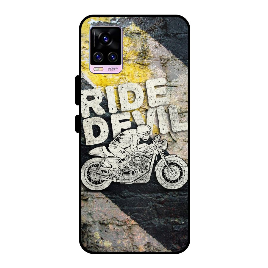 Ride Devil Metal Back Case for Vivo V20 Pro