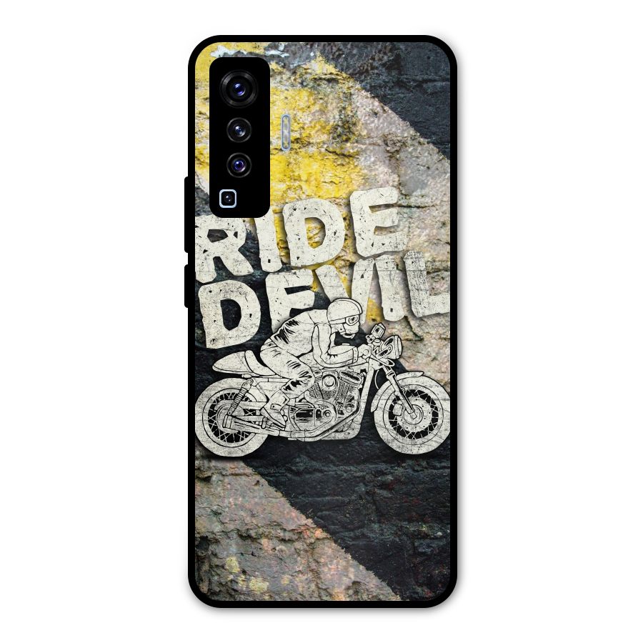 Ride Devil Metal Back Case for Vivo X50