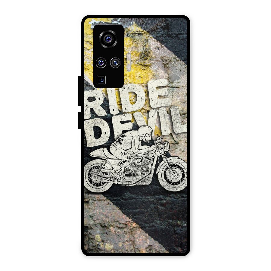 Ride Devil Metal Back Case for Vivo X50 Pro