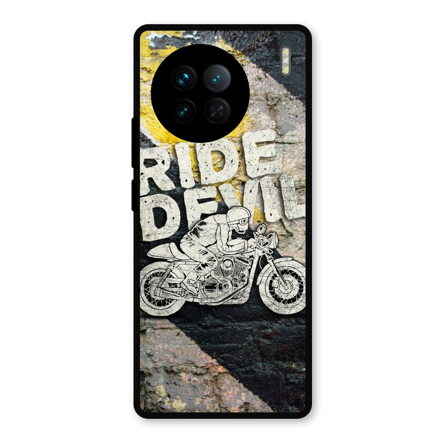 Ride Devil Metal Back Case for Vivo X90