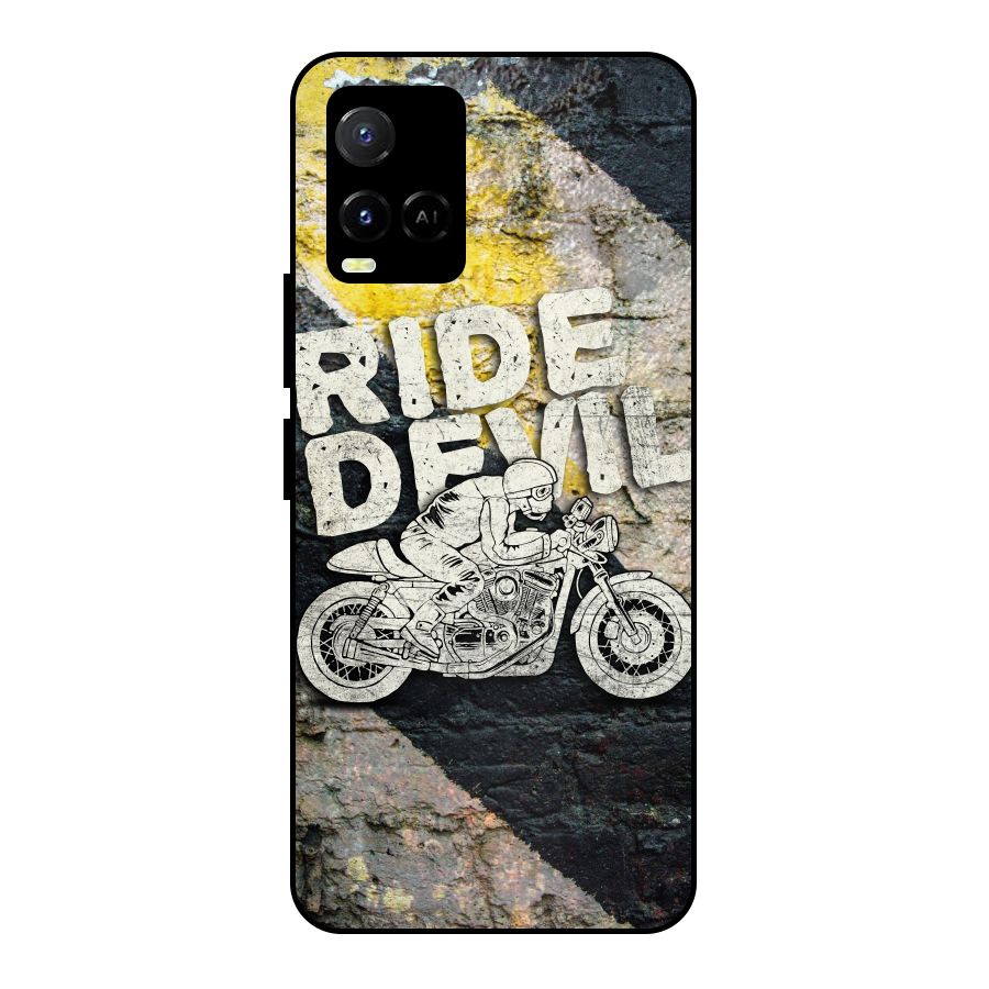 Ride Devil Metal Back Case for Vivo Y33s