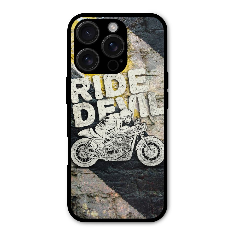 Ride Devil Metal Back Case for iPhone 16 Pro
